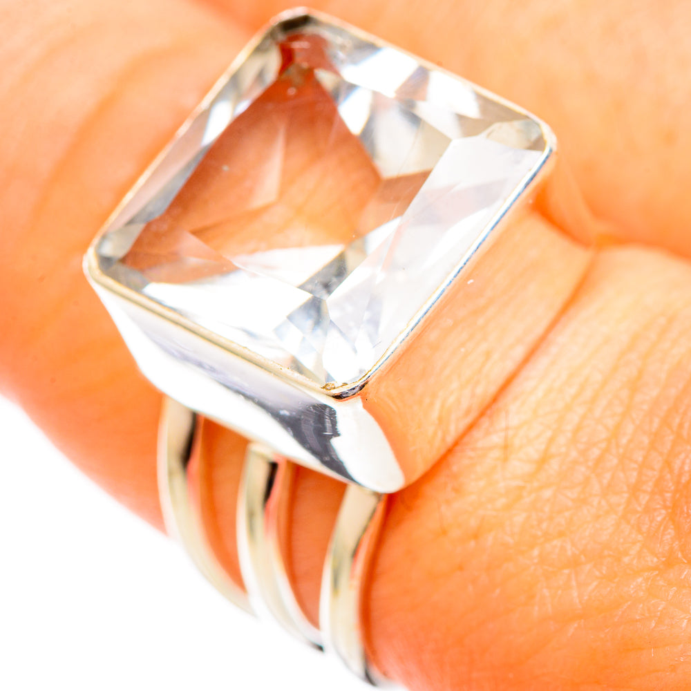 White Quartz Rings handcrafted by Ana Silver Co - RING110581