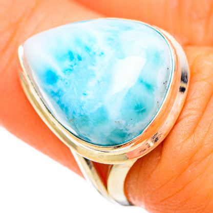 Larimar Rings handcrafted by Ana Silver Co - RING110586
