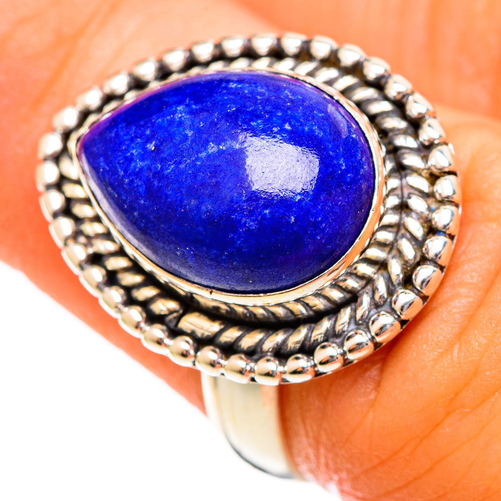 Lapis Lazuli Rings handcrafted by Ana Silver Co - RING110587