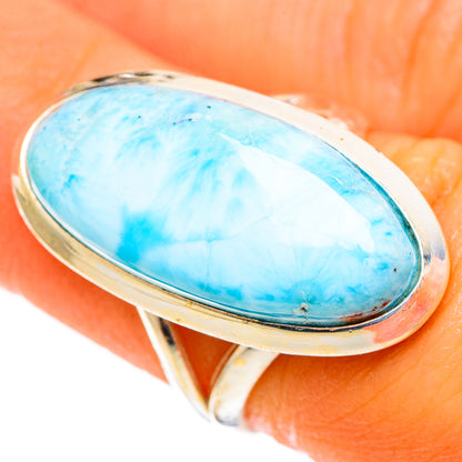 Larimar Rings handcrafted by Ana Silver Co - RING110614