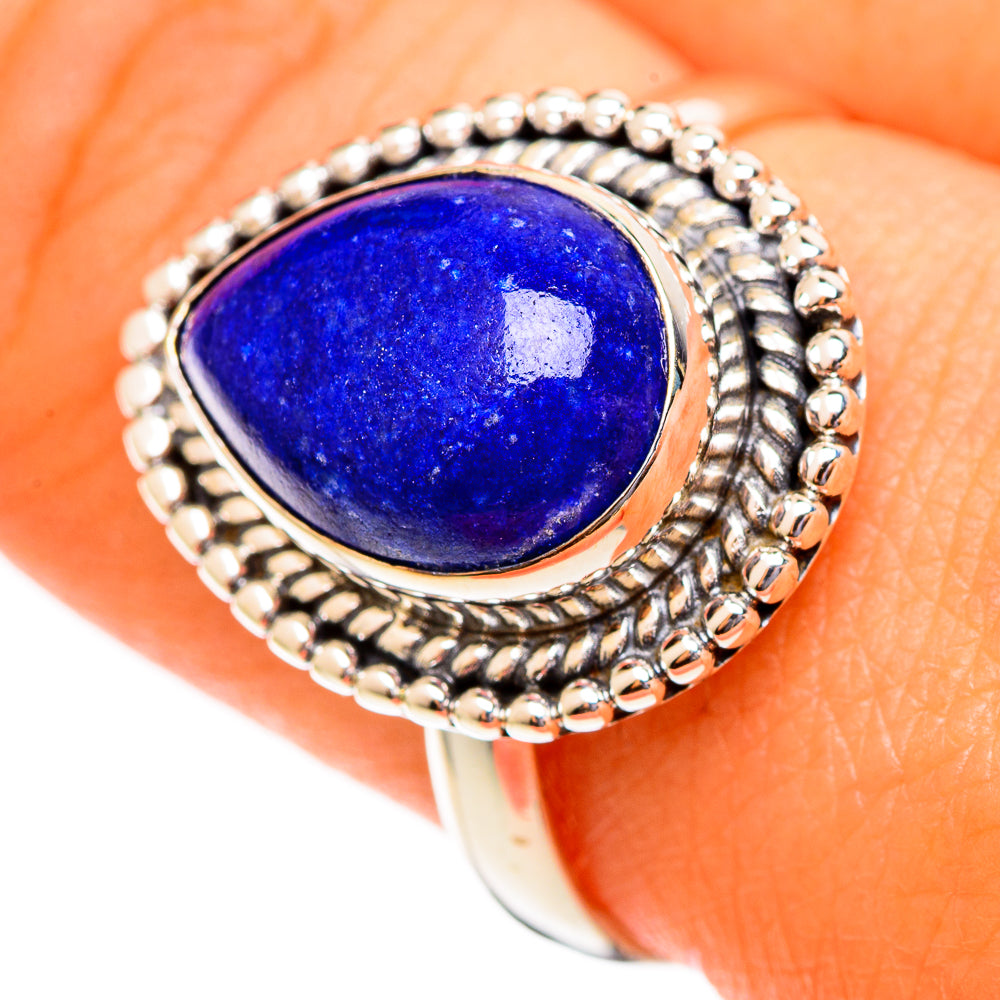 Lapis Lazuli Rings handcrafted by Ana Silver Co - RING110617