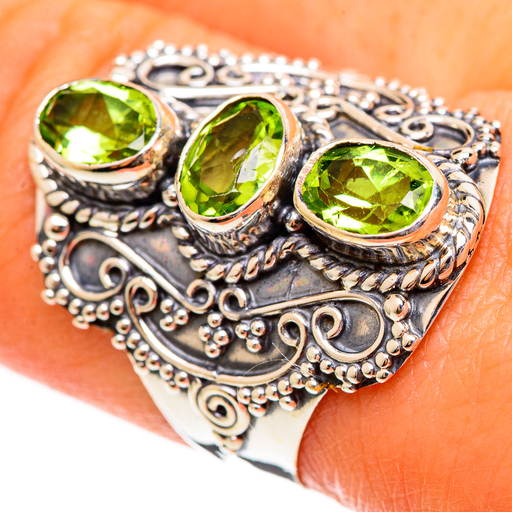 Peridot Rings handcrafted by Ana Silver Co - RING110622