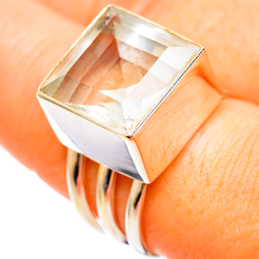 White Quartz Rings handcrafted by Ana Silver Co - RING110631