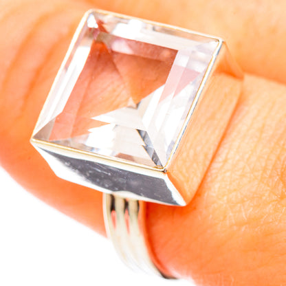 White Quartz Rings handcrafted by Ana Silver Co - RING110635