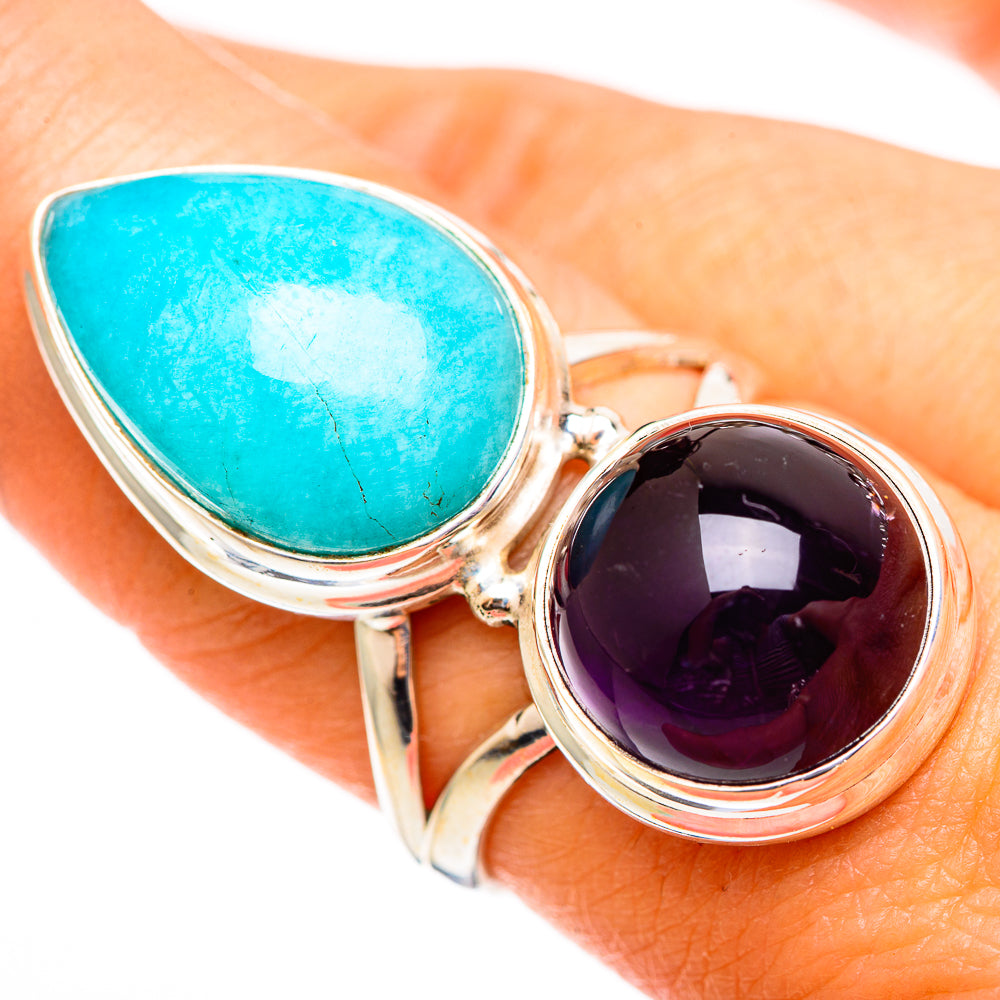 Amazonite Rings handcrafted by Ana Silver Co - RING110649