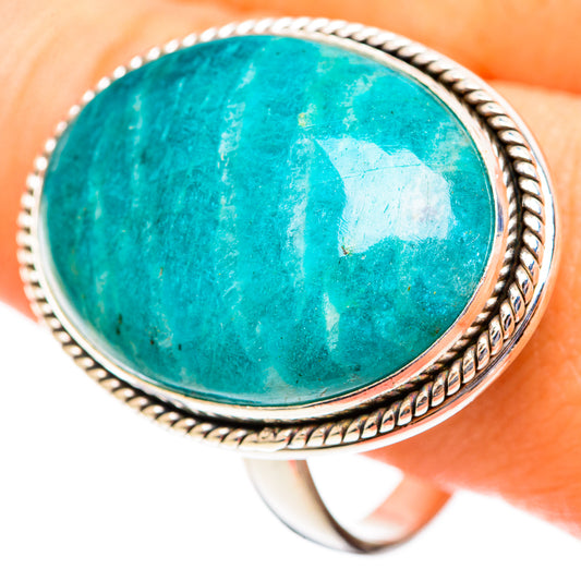 Amazonite Rings handcrafted by Ana Silver Co - RING110662