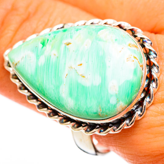 Variscite Rings handcrafted by Ana Silver Co - RING110663