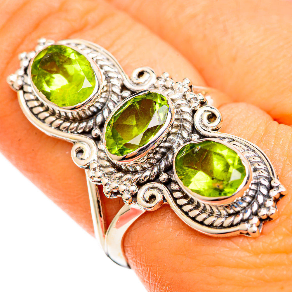 Peridot Rings handcrafted by Ana Silver Co - RING110665