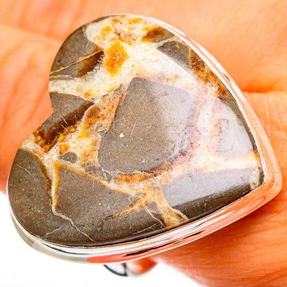 Septarian Nodule Rings handcrafted by Ana Silver Co - RING110667