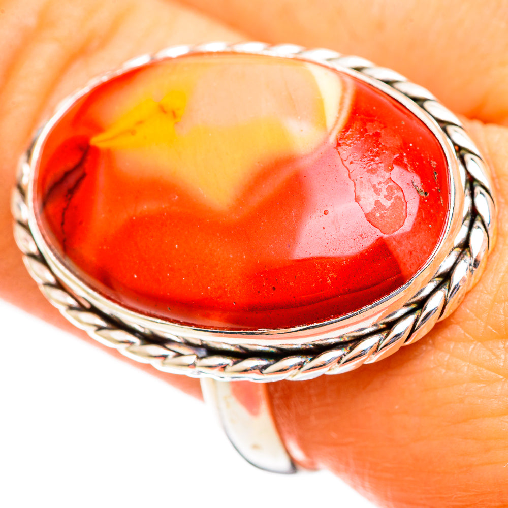Mookaite Rings handcrafted by Ana Silver Co - RING110671