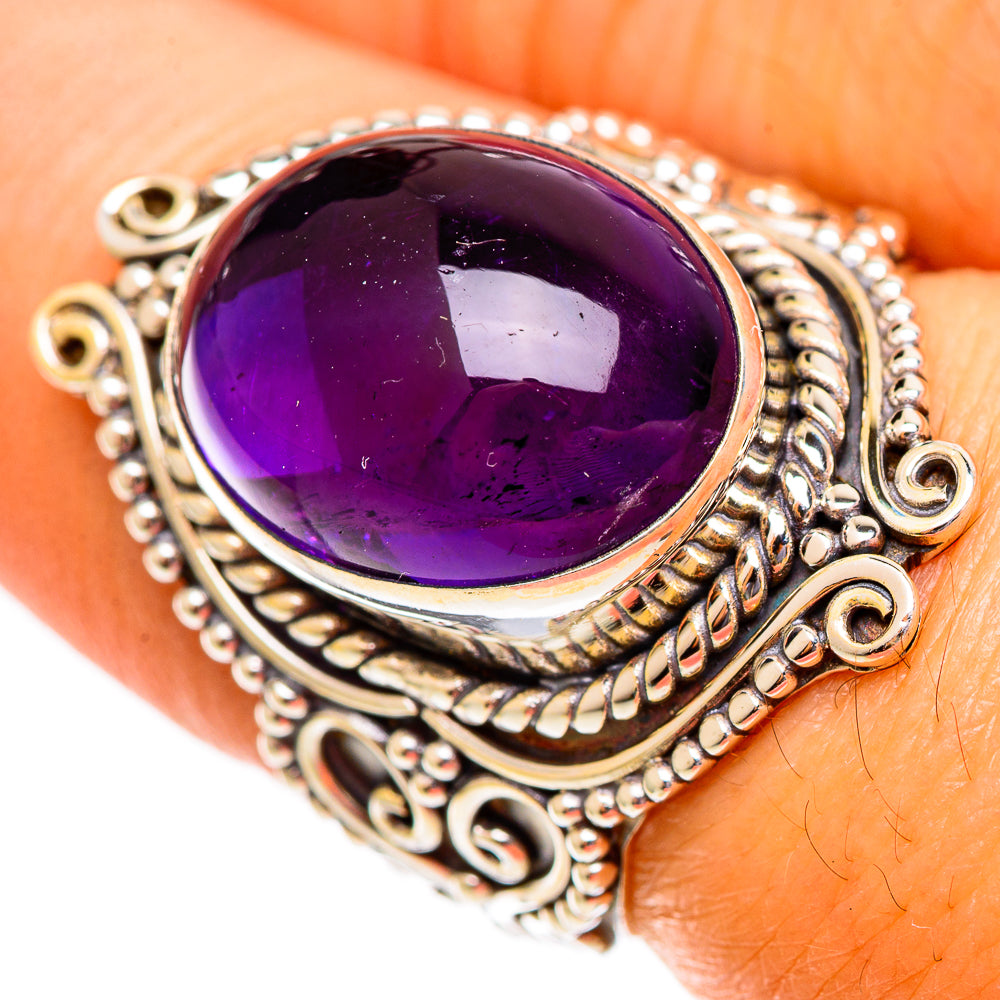 Amethyst Rings handcrafted by Ana Silver Co - RING110678