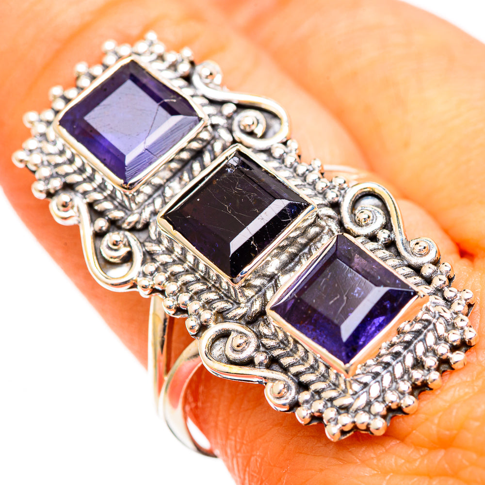 Violet Spinel Rings handcrafted by Ana Silver Co - RING110684