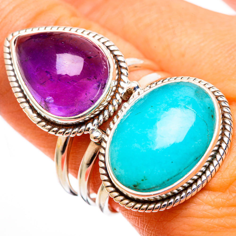Larimar Rings handcrafted by Ana Silver Co - RING110695