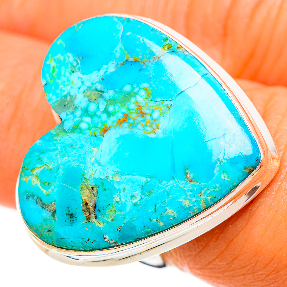 Chrysocolla Rings handcrafted by Ana Silver Co - RING110704