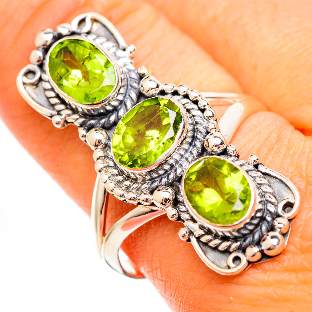 Peridot Rings handcrafted by Ana Silver Co - RING110709
