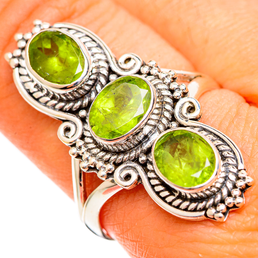 Peridot Rings handcrafted by Ana Silver Co - RING110711