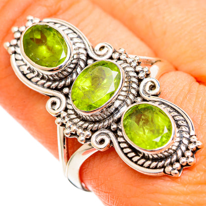 Peridot Rings handcrafted by Ana Silver Co - RING110711