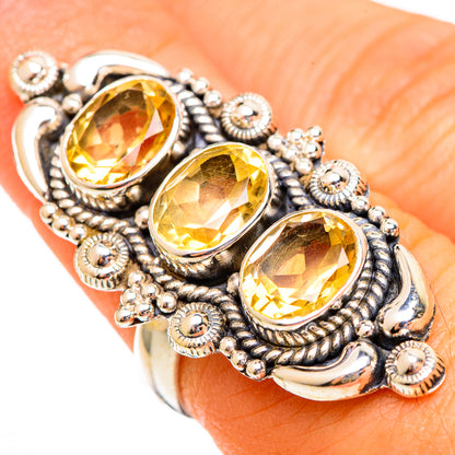 Citrine Rings handcrafted by Ana Silver Co - RING110717