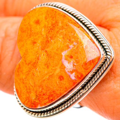 Sponge Coral Rings handcrafted by Ana Silver Co - RING110718