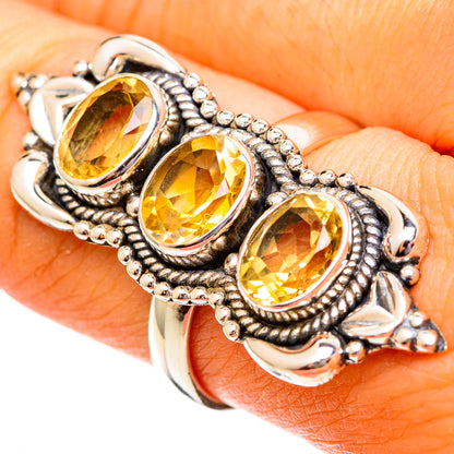 Citrine Rings handcrafted by Ana Silver Co - RING110719