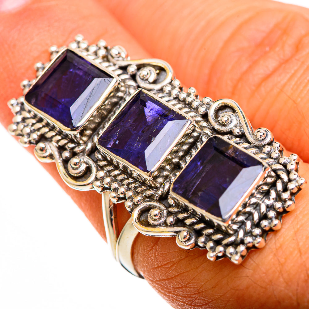 Violet Spinel Rings handcrafted by Ana Silver Co - RING110722