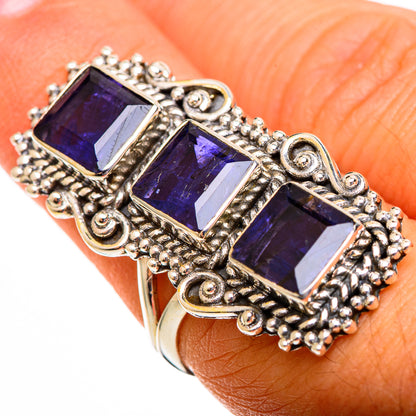 Violet Spinel Rings handcrafted by Ana Silver Co - RING110722