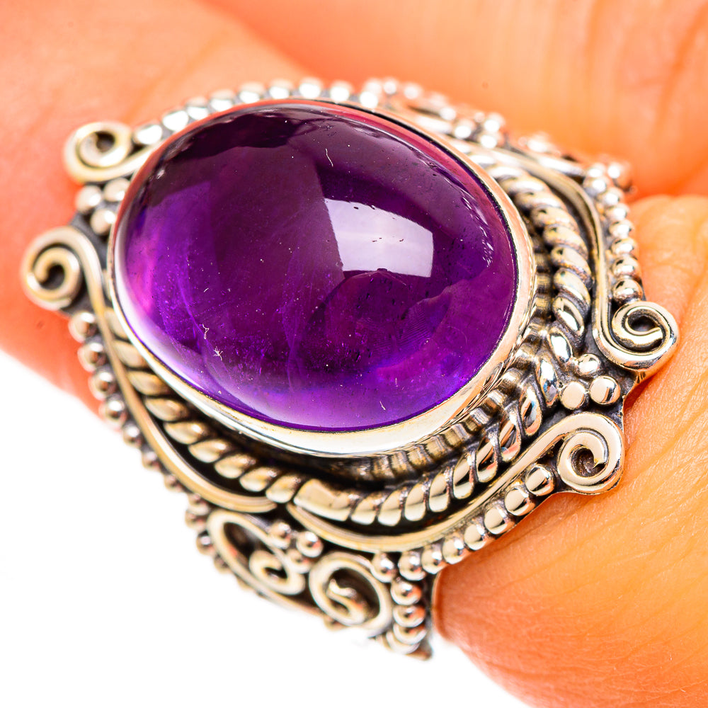 Amethyst Rings handcrafted by Ana Silver Co - RING110728