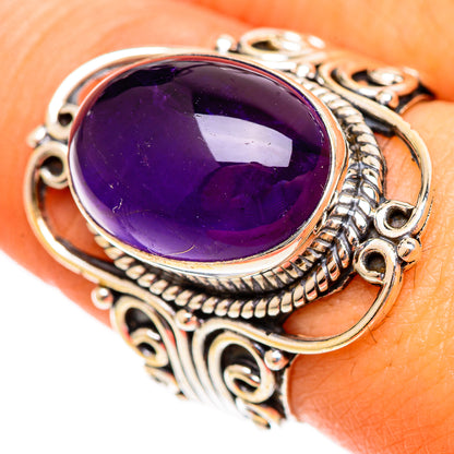 Amethyst Rings handcrafted by Ana Silver Co - RING110730