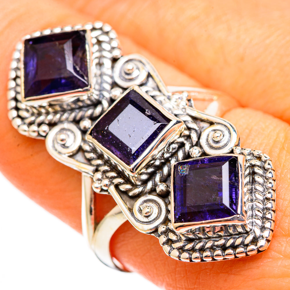 Violet Spinel Rings handcrafted by Ana Silver Co - RING110731