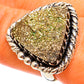 Spectro Pyrite Druzy Rings handcrafted by Ana Silver Co - RING110734