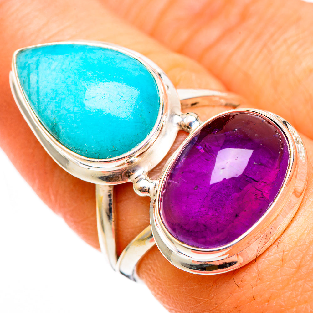 Larimar Rings handcrafted by Ana Silver Co - RING110741