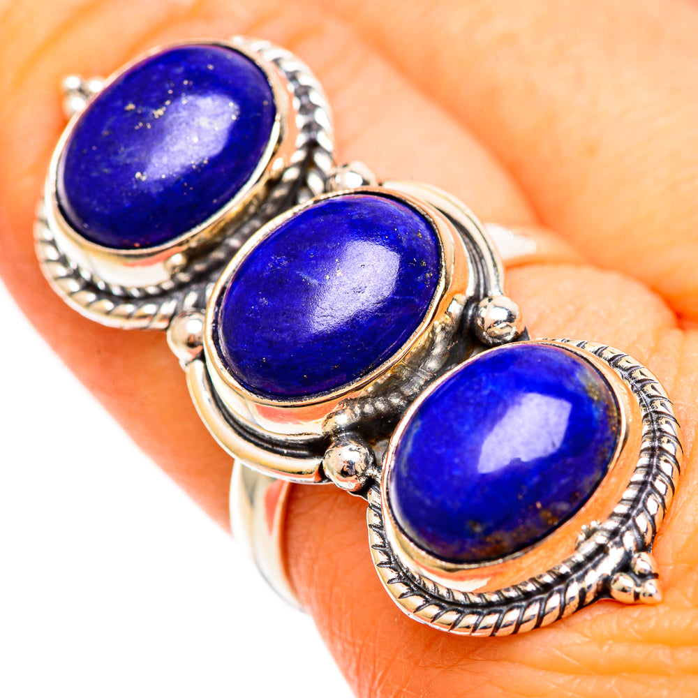 Lapis Lazuli Rings handcrafted by Ana Silver Co - RING110745