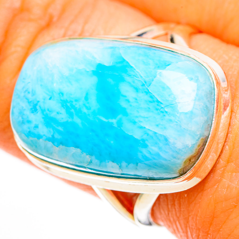 Larimar Rings handcrafted by Ana Silver Co - RING110754