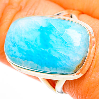 Larimar Rings handcrafted by Ana Silver Co - RING110754