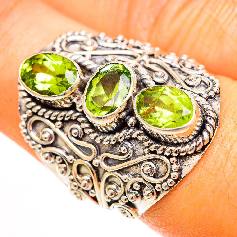 Peridot Rings handcrafted by Ana Silver Co - RING110755