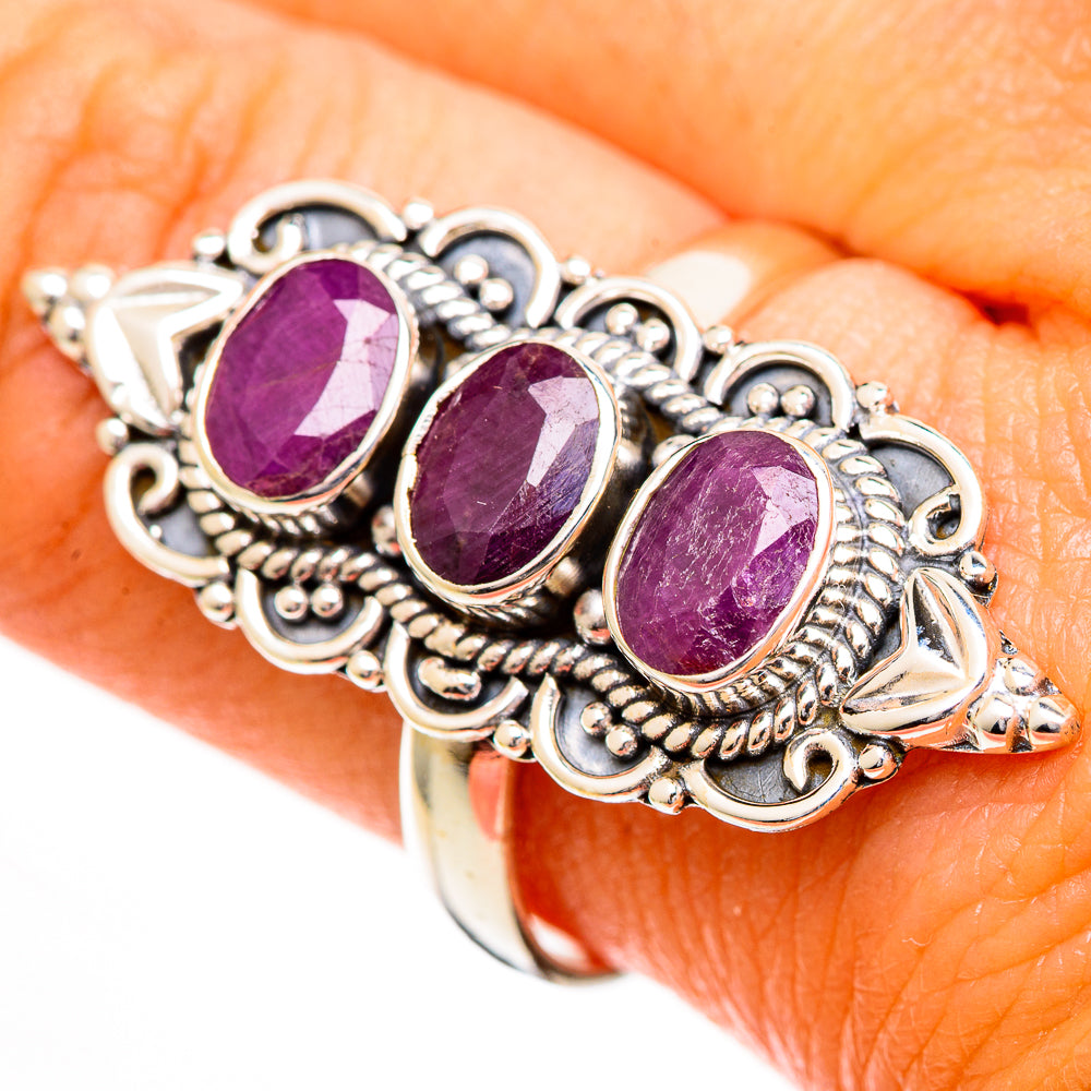 Ruby Rings handcrafted by Ana Silver Co - RING110764