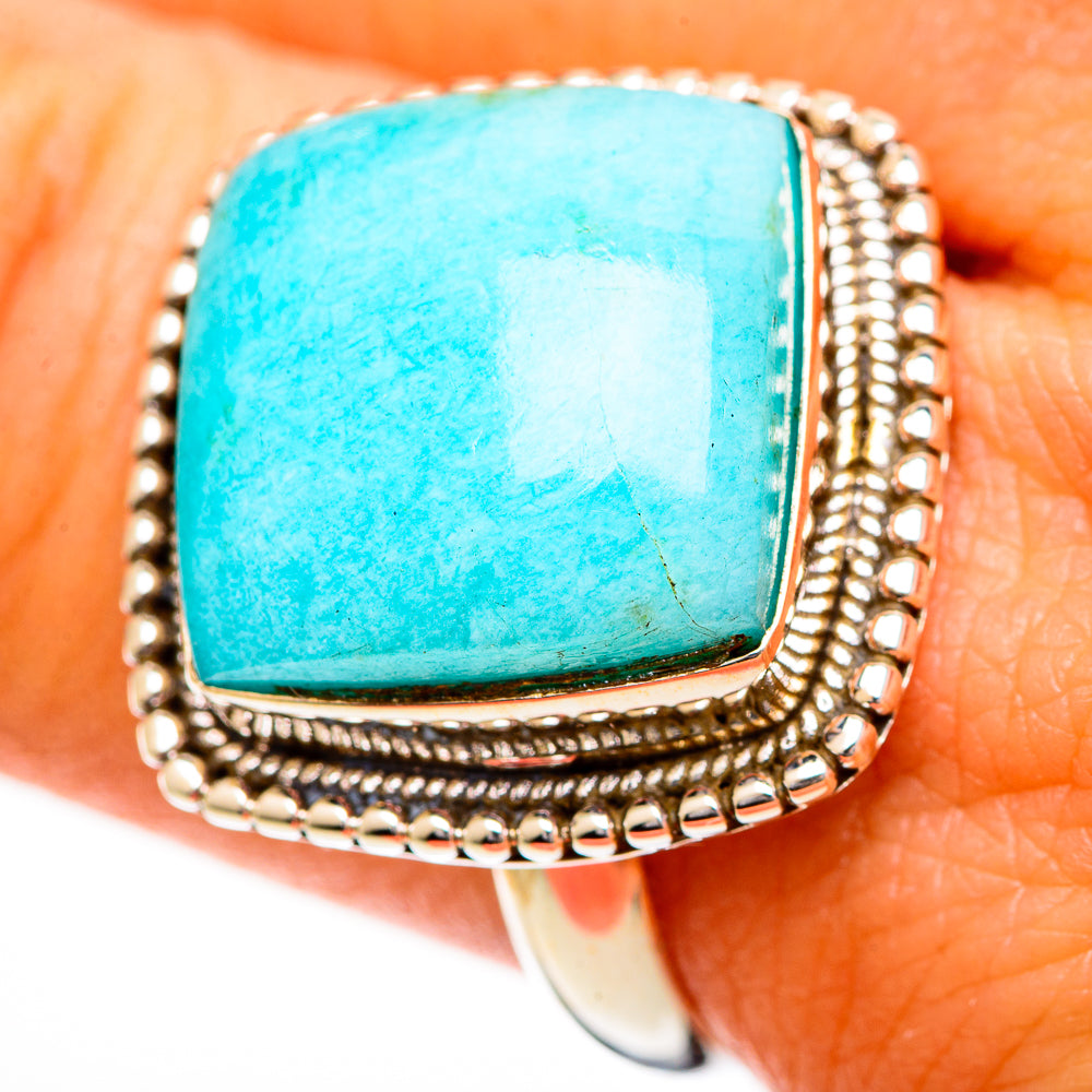 Larimar Rings handcrafted by Ana Silver Co - RING110782