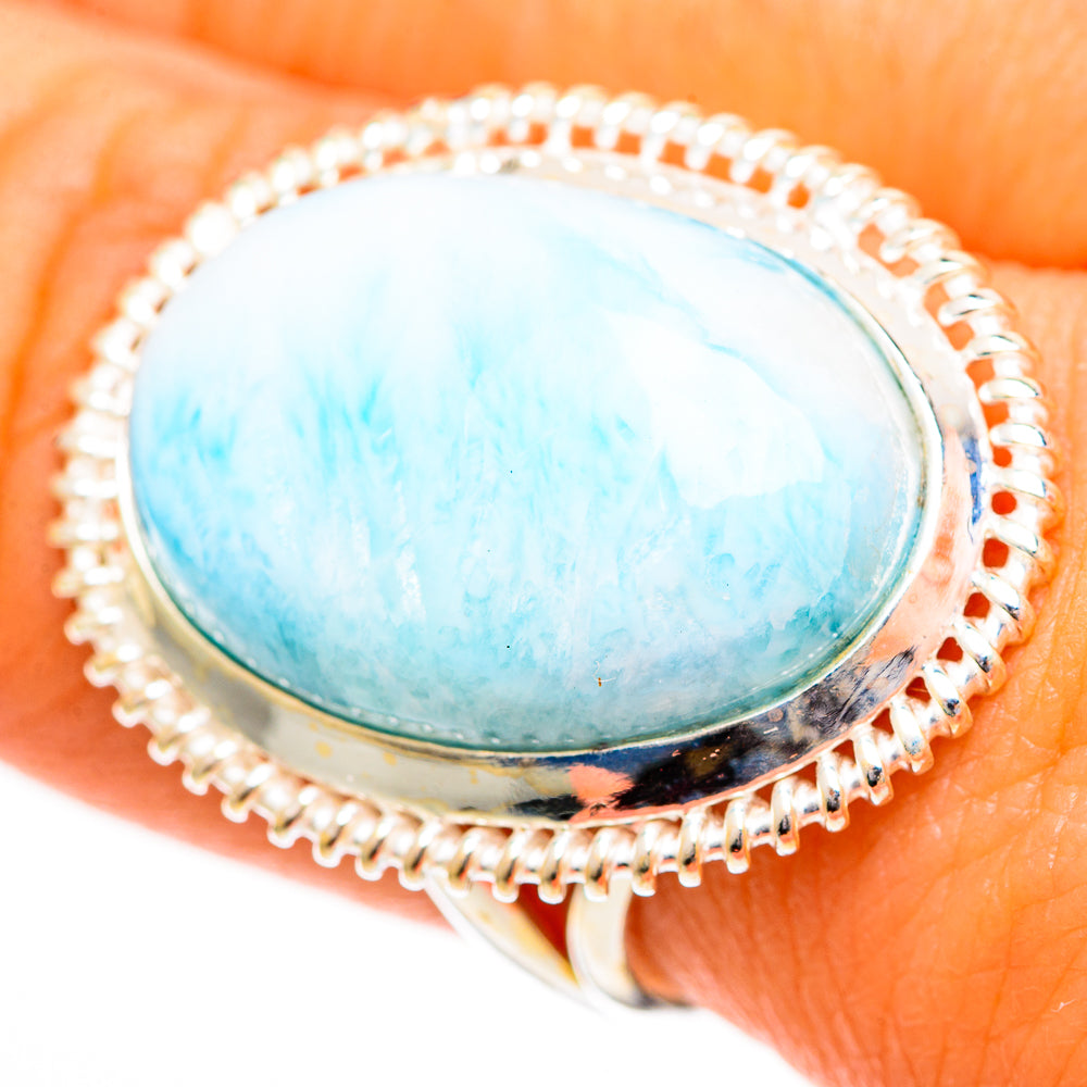 Larimar Rings handcrafted by Ana Silver Co - RING110784