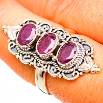 Ruby Rings handcrafted by Ana Silver Co - RING110792