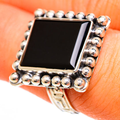 Black Onyx Rings handcrafted by Ana Silver Co - RING110800