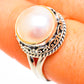 Cultured Pearl Rings handcrafted by Ana Silver Co - RING110801