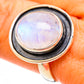 Rainbow Moonstone Rings handcrafted by Ana Silver Co - RING110803