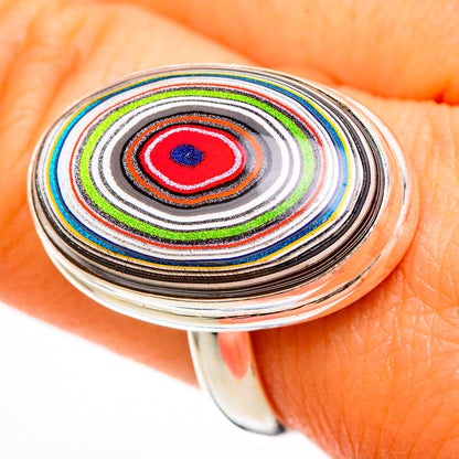 Fordite Rings handcrafted by Ana Silver Co - RING110808