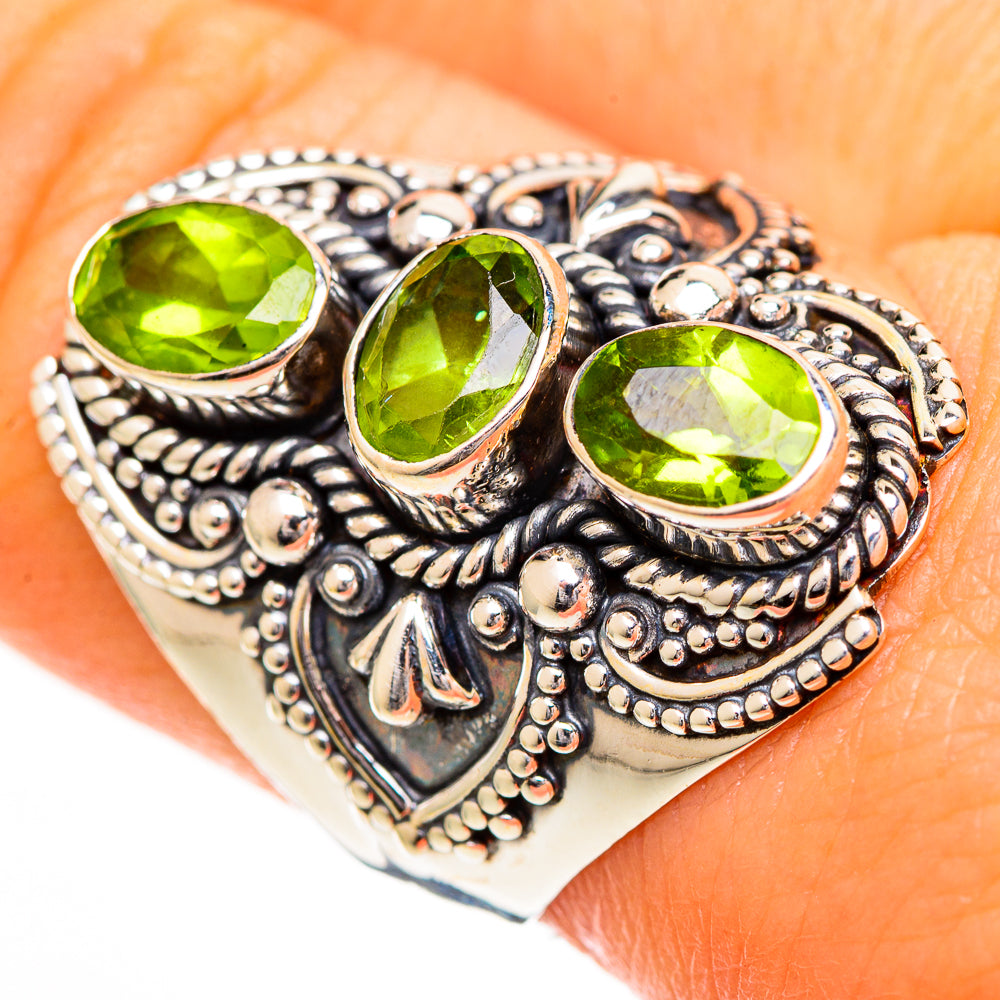 Peridot Rings handcrafted by Ana Silver Co - RING110815