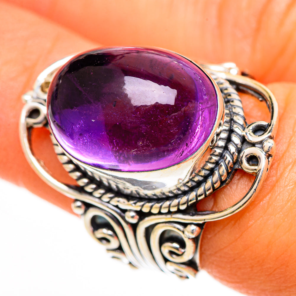 Amethyst Rings handcrafted by Ana Silver Co - RING110820