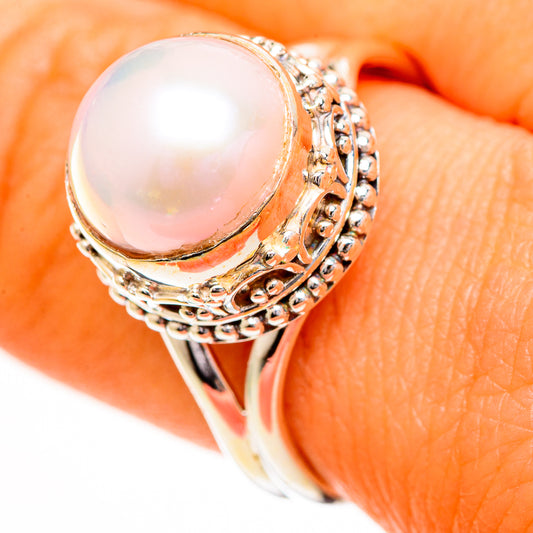 Cultured Pearl Rings handcrafted by Ana Silver Co - RING110830