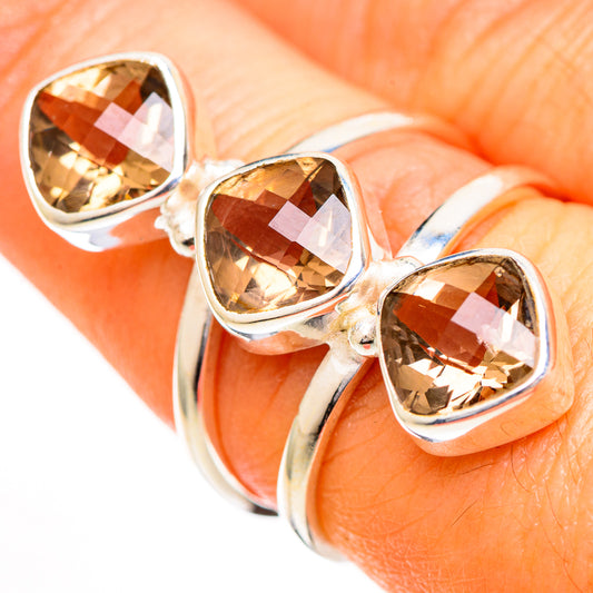 Smoky Quartz Rings handcrafted by Ana Silver Co - RING110844