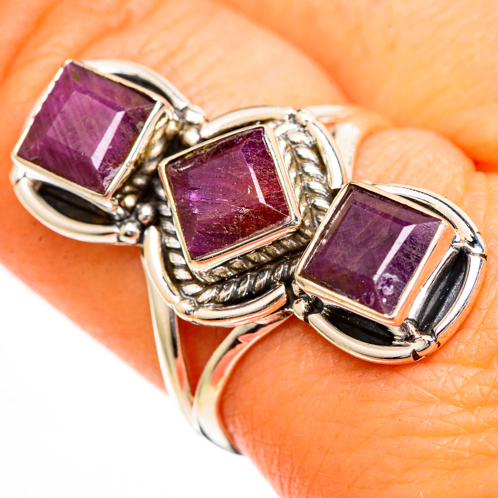 Ruby Rings handcrafted by Ana Silver Co - RING110846