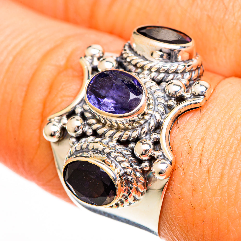 Violet Spinel Rings handcrafted by Ana Silver Co - RING110848