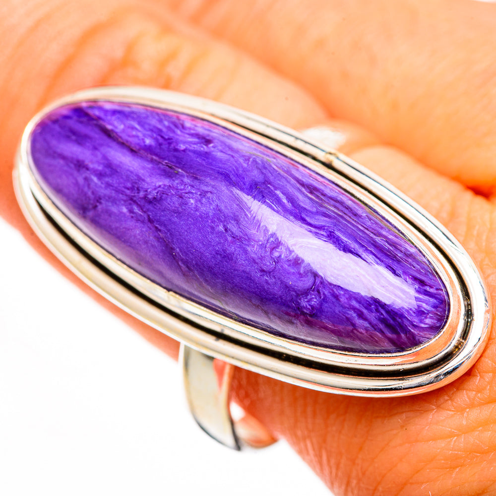 Charoite Rings handcrafted by Ana Silver Co - RING110850